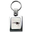 New England Patriots Steel Square Key Chain - NFL Football Fan Shop Sports Team Merchandise