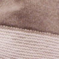 Luxury Scarf Knitting Kit - Warm Beige & Brown - 100% Super Soft Lambswool