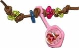AC 099H Baby Rattle 3in x 3in Hand Held Bird Toy