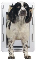 Radio Systems Quick Fit Pet Door White White Medium - P2-MW-11