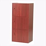 IMAGE OF Three Door Utility Cabinet Finish: Checkered Cherry