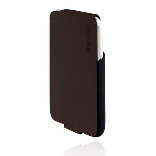 Leather Flip Case for iPhone 3G 3GS - Brown
