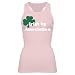 Irish Girl: Custom Junior Fit Sheer Racerback Tank Top