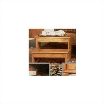 Country Heirloom Foot Step Stool in Light Wood