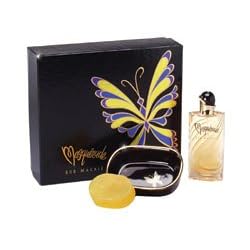 Masquerade By Bob Mackie For Women. Gift Set (eau De Toilette Spray 3.3 Oz + Perfumed Soap 3.2 With Dish)