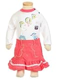 Bebini Pop Girl Embroidered Skirt & L/S Top Set