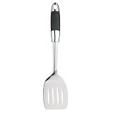 Kitchen Craft Master Class Soft Grip Long Handled Slotted Turner, Stainless Steel