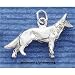 Animals Ch-1021 : Sterling Silver 3d German Shepherd Charm