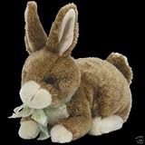TY Classic Fielding Brown Crouching Rabbit