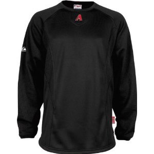 Arizona Diamondbacks Therma Base Authentic Collection Tech Fleece By Majestic Athletic Large