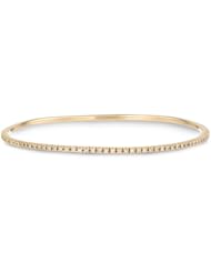 KC Designs "Eternity Bangle" 14k Rose Gold and Diamond Slip On Bangle Bracelet