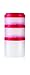 BlenderBottle ProStak Twist n' Lock Storage Jars Expansion with Pill Tray, Clear/Red (Pack of 3)