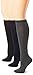 Nine West Women's Textured Rib And Solid Flat Knit Knee High 3 Pair Sock