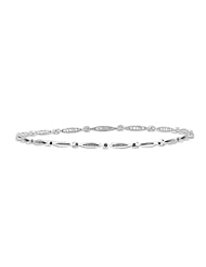 0.40 total carat Round Brilliant Cut Diamond Bangle in 14k Gold