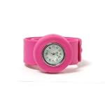 Kids Slap On Pink Quartz Mvmt White D...