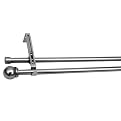Double Curtain Rod - Pewter (1")