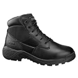 Magnum 5890 Men's Interceptor 5.0 Side-Zip Waterproof Lace-Up Black Leather Boots