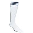 3 Stripe Padded Socks (White/Navy)