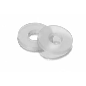 Nylon ANSI Flat Washer #10 Regular .203" ID x .562" OD x .04" Thick