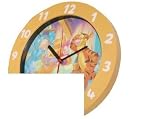 Disney Winnie The Pooh: 10" Yellow Wall Clock