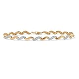 10K Gold Diamond Bracelet(Women's)