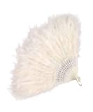 White Feather Fan