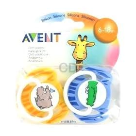 Philips AVENT 6-18 Months Design & Animals Fashion Soothers 2 Pack