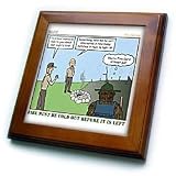 Fire Safety with Smokey Bear - 8x8 Framed Tile