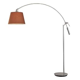 George Kovacs Half Dome Brown Contemporary Floor Lamp by Kovacs
