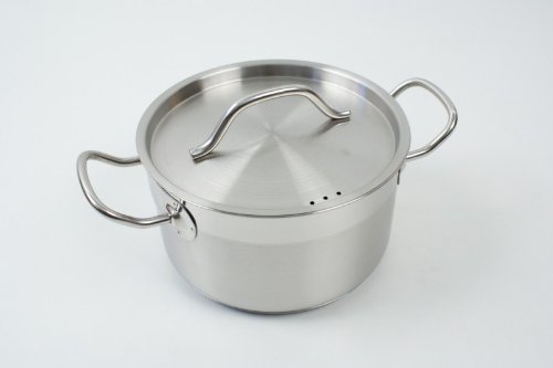 GRÄWE Kochtopf 18 cm, mit Edelstahldeckel, 2 