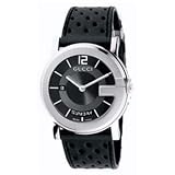 Gucci Watches Gucci 101 Series Junior Midsize Perforated Strap Mens Watch 