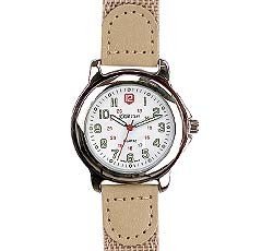 Canvas Unisex Watch (Khaki - White or Navy) - Great Gift!