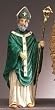 St. Patrick Patron Saint Statue - 3.5" - Ceramic Painted