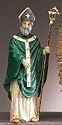 St. Patrick Patron Saint Statue - 3.5" - Ceramic Painted