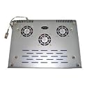 Modern Accessories - 3 Fan Aluminum USB Laptop Notebook Cooler Pad