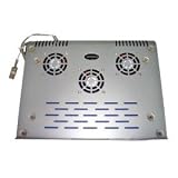 Modern Accessories - 3 Fan Aluminum USB Laptop Notebook Cooler Pad
