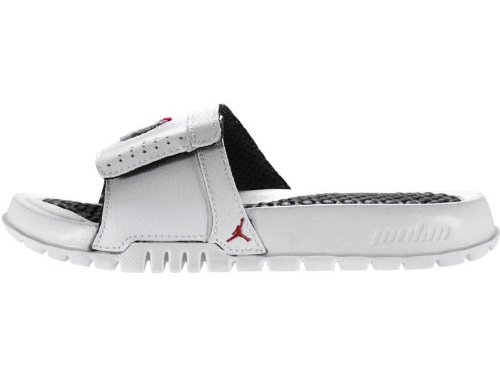 Youth Air Jordan Hydro VI Premier Sandal (White-Varsity Red-Light Graphite)