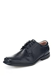 Airflex™ Leather Square Toe Lace Up Shoes