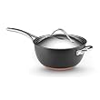 Anolon Nouvelle Copper 5.5 Quart Covered Saucier with Helper Handle