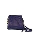 Barclay Beulah Triple Zip Square Shoulder Bag Color: Bark Purple