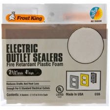 Frost King OS6H Foam Outlet and Switch Sealers