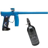 Invert Mini Paintball Gun w/ Pure Energy 48/3000 Compressed Air Tank - Matte Blue