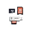 ByteStor 2GB Micro SD Card Universal Pack (includes USB Reader + Adapter)