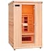 Cedar Delite Tannish Brown Sun Spirit 3-person Far Infrared Hemlock Sauna
