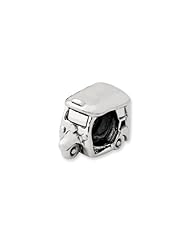 Delivery Scooter Charm in Silver For 3mm Charm Bracelets
