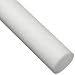 PTFE (Polytetrafluoroethylene) Round Rod, Opaque White, Standard Tolerance, Meets AMS 3651 Specifications