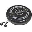 GPX PC308B Portable CD Player with Stereo Earbuds, Anti-Skip Protection and Bass Boost