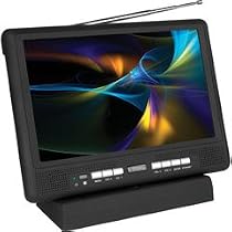 Haier HLT10 10-Inch Handheld TV, Black