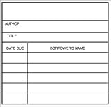 Book Cards medium weight 100/pkg
