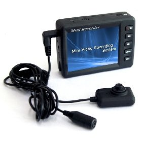 Wolfcom's High Quality Mini Body Worn Button Video Camera Recorder Unit w Color LCD Screen and Built-in Memory product image